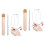 2Pcs Clear Acrylic Makeup Palette with Spatula for Mixing Foundations 4