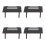 4Pièces Accessoires Bureau Miniatures Gris En Pla Pour Décoration 8