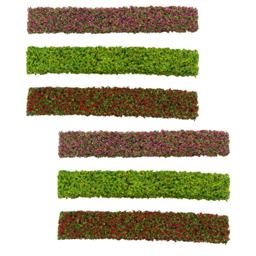 12Pcs Assorted Color Plastic Miniature Shrubs for DIY Craft Landscape 2