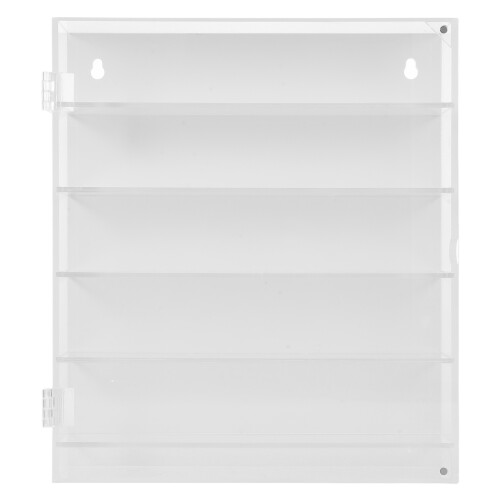 2Pièces Vitrine Blanche 5 Niveaux Pour Modèles Miniatures 2