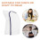 5Pcs Durable Breathable Chef Hat for Women Multi-Color Hotel Kitchen 7