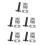 5Sets Concealed Stainless Steel Door Security Chain Lock for Apartment 4