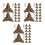 105Pièces Protections D'angles Fer Café Antique Pour Projets DIY Bois 4