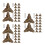 105Pièces Protections D'angles Fer Café Antique Pour Projets DIY Bois 9