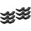 12Pcs Adjustable Dumbbell Stand Sturdy Black Storage Rack for Home Gym 5