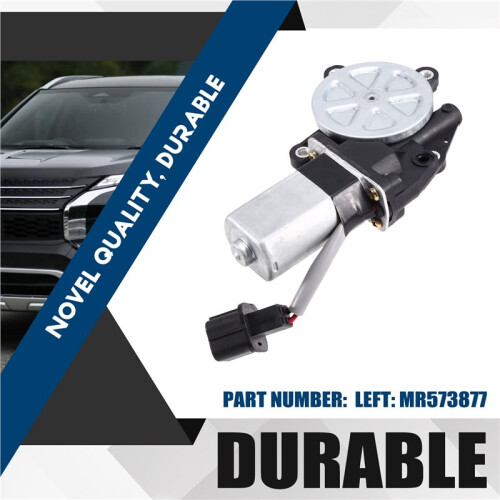 MR573877 Front Left Window Regulator Motor Power Window Motor 2Pin for  Outlander 2.4L 2003-2006 Left 1