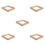 5Pcs Wooden Square Weaving Loom Mini Knitting Board for Creative DIY 7