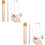 2Pcs Clear Acrylic Makeup Palette with Spatula for Mixing Foundations 6