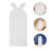 White Adhesive Bunny Ear Whiteboard Label Reusable for Home Decor 11