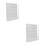 2Pièces Vitrine Blanche 5 Niveaux Pour Modèles Miniatures 8