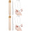 2Pcs Clear Acrylic Makeup Palette with Spatula for Mixing Foundations 5