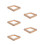 5Pcs Wooden Square Weaving Loom Mini Knitting Board for Creative DIY 8