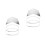 2Pcs Outdoor Stainless Steel Camera Sun Rain Shield Silver 7