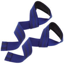 10Pcs Blue Elastic Wrist Wrap Fitness Grip Strap for Weightlifting Use