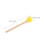 80Pcs Durable Wooden Handle Round Sponge Brushes for Kids Art Projects 2