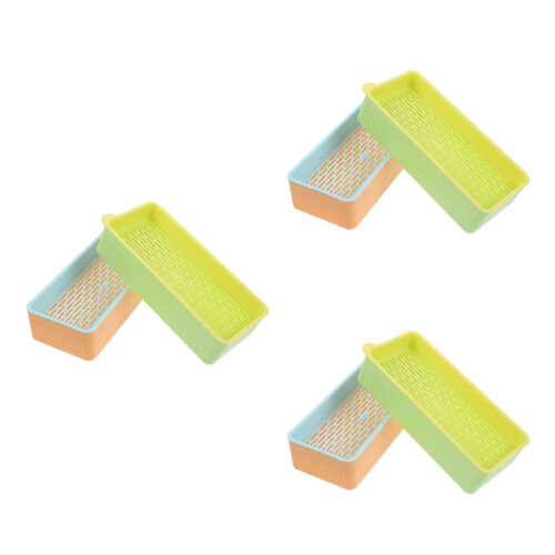 6Pcs Household Cat Grass Planter Stable Plastic Soilless Indoor Box 2