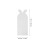 White Adhesive Bunny Ear Whiteboard Label Reusable for Home Decor 2