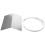 2Pcs Outdoor Stainless Steel Camera Sun Rain Shield Silver 2