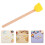 80Pcs Durable Wooden Handle Round Sponge Brushes for Kids Art Projects 10
