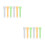 12Pcs Lickable Cat Treat Feeder Spoon Assorted Colors for Soft Snacks 4