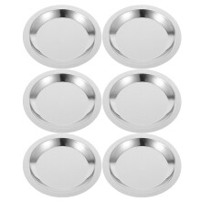 24Pcs Reusable Silver Coasters Metal Table Protectors