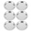 24Pcs Reusable Silver Coasters Metal Table Protectors 1