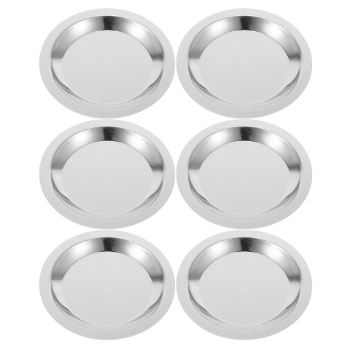 24Pcs Reusable Silver Coasters Metal Table Protectors