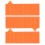 6Pcs Plastic Cutter Protective Sleeves Orange for Outdoor Camping Use 3