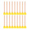 80Pcs Durable Wooden Handle Round Sponge Brushes for Kids Art Projects 1