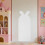White Adhesive Bunny Ear Whiteboard Label Reusable for Home Decor 6