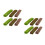 12Pcs Assorted Color Plastic Miniature Shrubs for DIY Craft Landscape 5