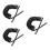 3Pcs Facial Machine Silicone Spray Hose Replacement Black Flexible 4
