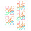150Pièces Jeux Manipulables Formes Géométriques Multicolores École 10