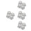 16Pcs Silver Rotary Volume Knobs Plastic for Home Theater and Audio 5
