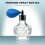 Glass Perfume Bottle Blue Refillable Spray Elegant Storage Bottle 5