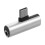 4Pcs Silver Type Adapter for Headphones with Charging Support 2
