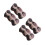 4Pcs Candy Tin Storage Boxes Vintage Metal Tins Lids Multi 6
