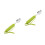 2Pcs Olive Green Adaptive Spoons for Elderly Anti-Shake Silicone Grip 7