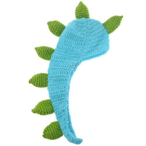 3Pièces Bonnets Crochet Bébé Dinosaur Photo Unisexe 2