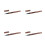 4Pièces Eye Liner Noir Résistant Eau Facile Application Femme 5