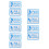 5Sets Wit Acryl Deurherinnering Push Pull Bord Voor En 10