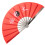 4Pcs Red Handheld Foldable Fan Chinese Fan for Tai Chi Performance 1