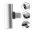 4Pcs Silver Type Adapter for Headphones with Charging Support 10