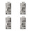 4Pcs Plastic Abandoned Ruins Model Buildings for Train Set Diorama 8
