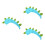 3Pièces Bonnets Crochet Bébé Dinosaur Photo Unisexe 9