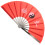 4Pcs Red Handheld Foldable Fan Chinese Fan for Tai Chi Performance 8