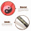 4Pcs Red Handheld Foldable Fan Chinese Fan for Tai Chi Performance 5