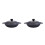 2Pièces Noir Pour Cuisine Chauffage Uniforme 4