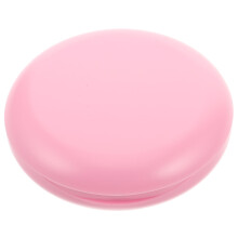 4Pcs Compact Pink Retainer Container Clear Case for Mouth Guards