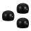 3Pièces Formeur Casquette PVC Noir : Support Tabletop Stable 7